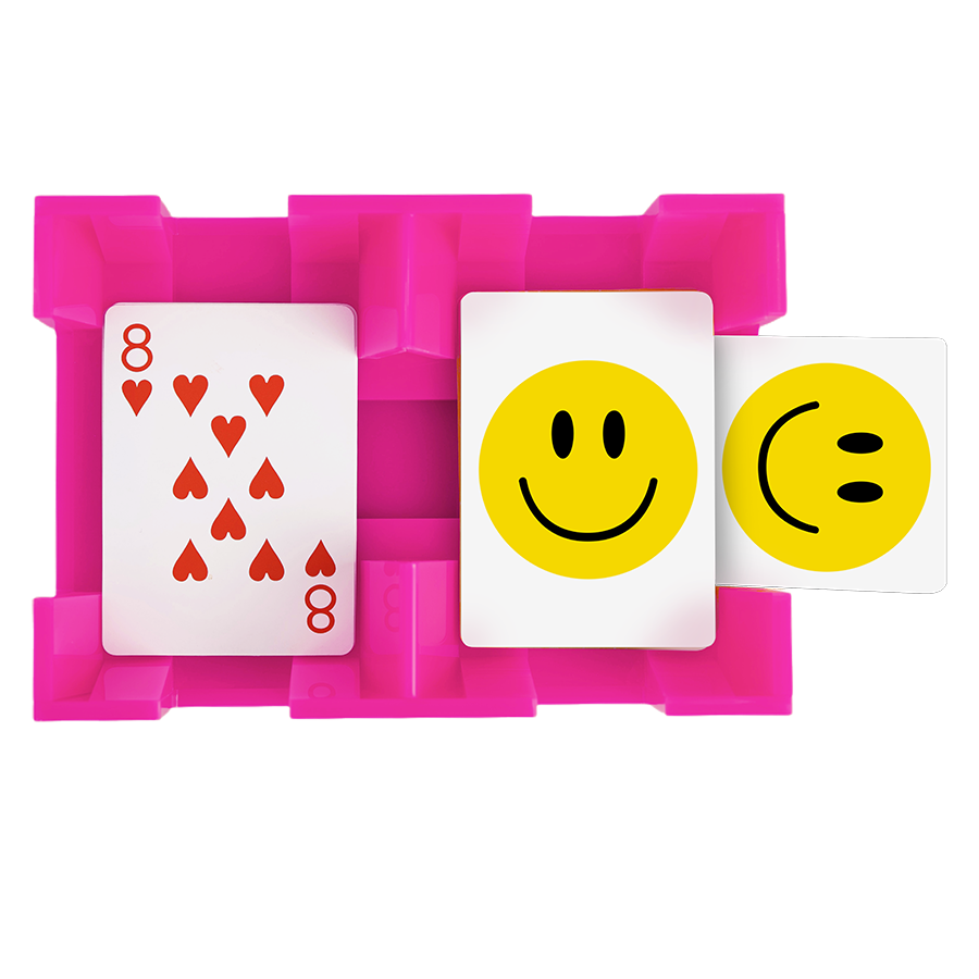 Canasta Spinner Tray HOT PINK