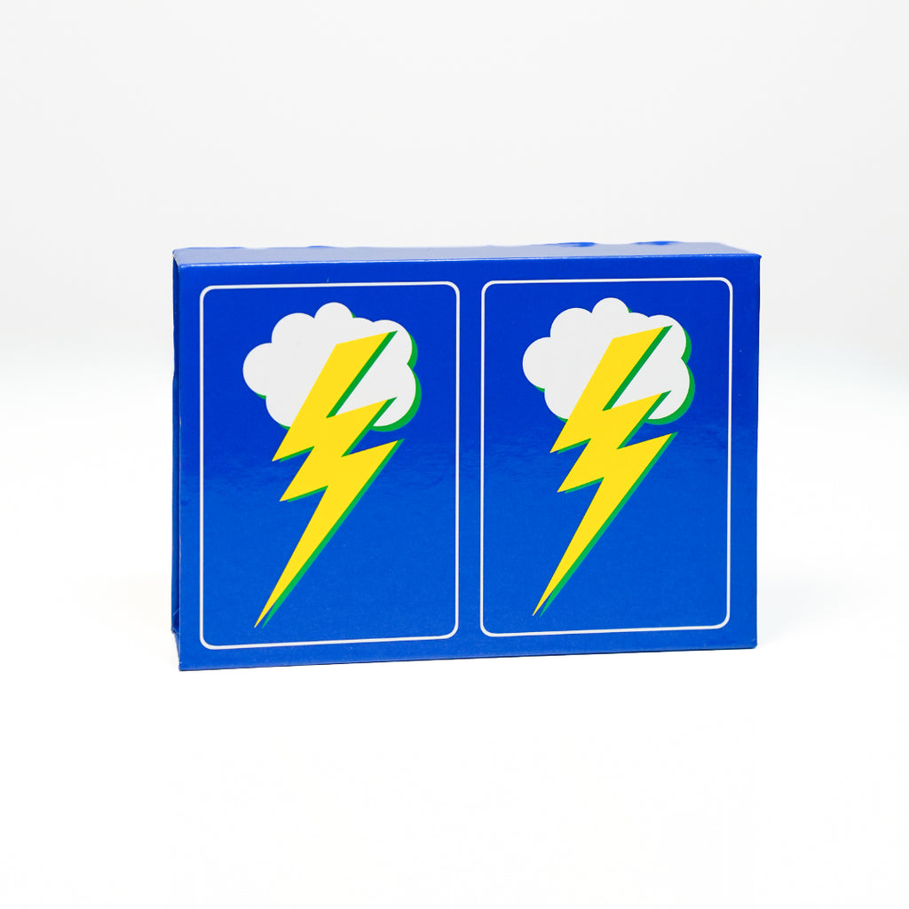 Lighting Bolt PVC Plastic Playing Cards