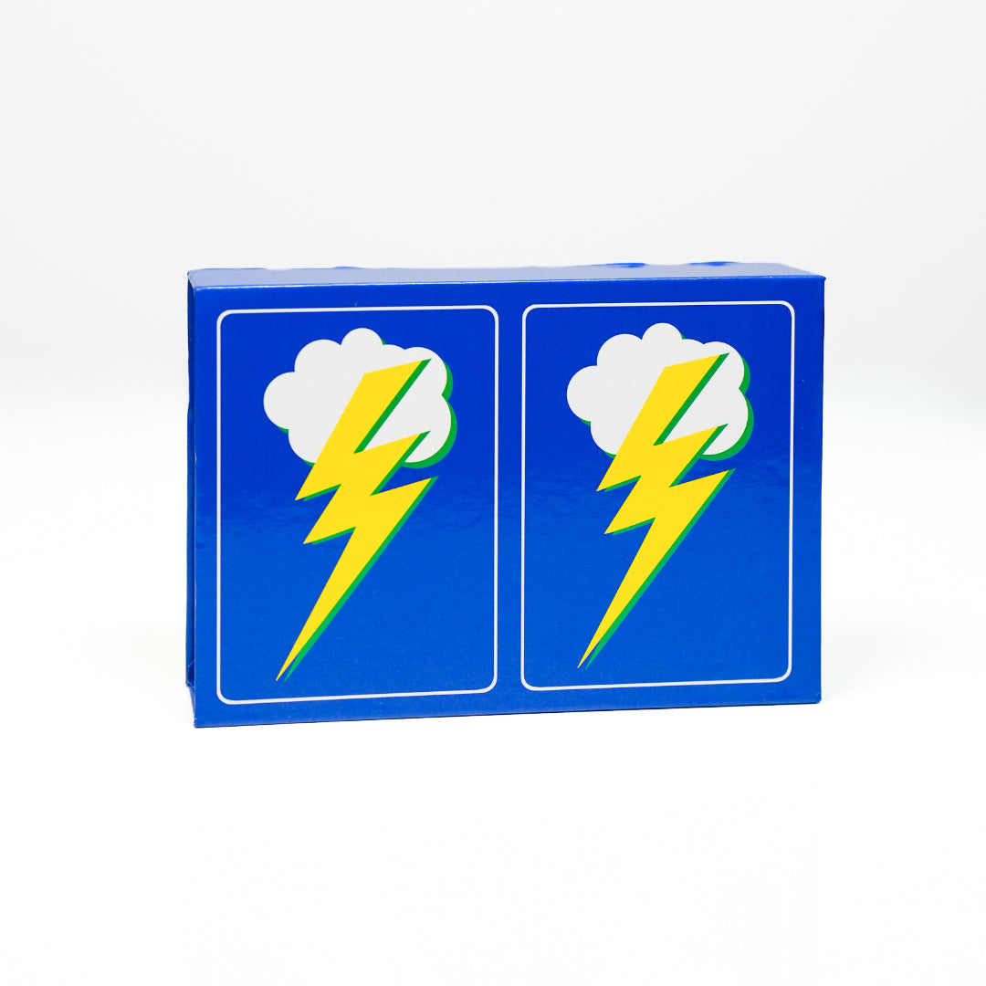Lighting Bolt PVC Plastic Playing Cards