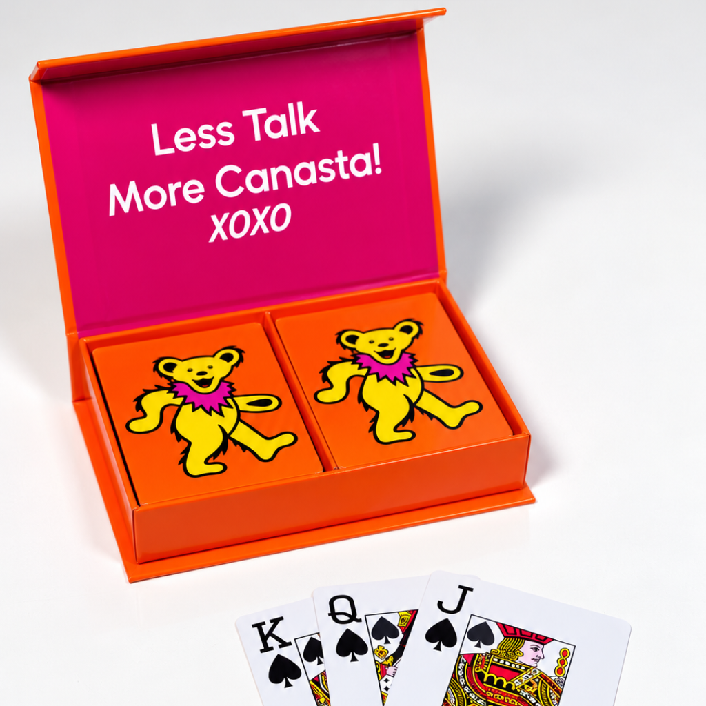Dancing Bear PVC Plastic Playing Cards