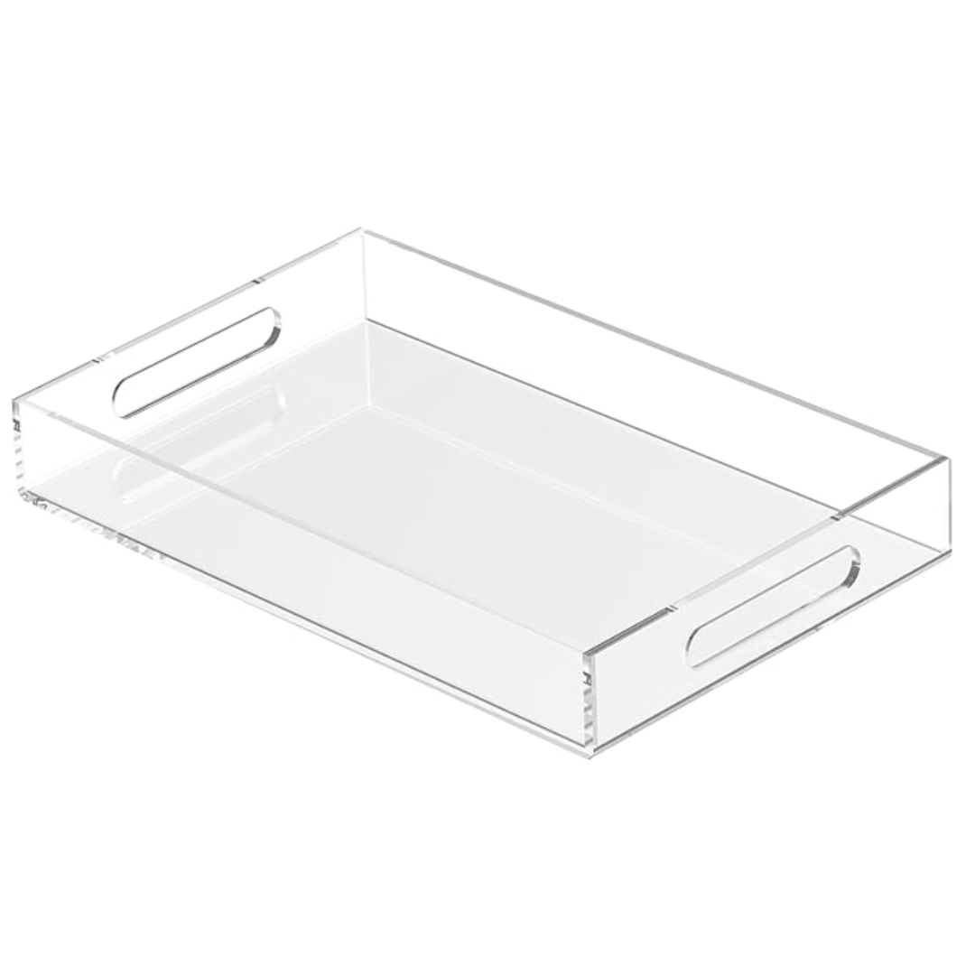 Clear Acrylic Canasta Tray (16” x 12”)