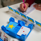 White Canasta Rack | Card Holder