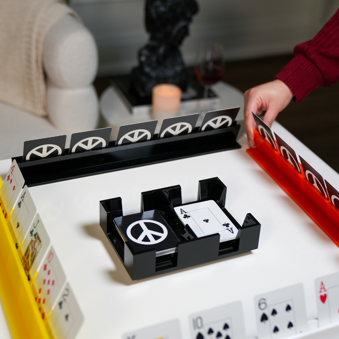 Black Canasta Rack | Card Holder