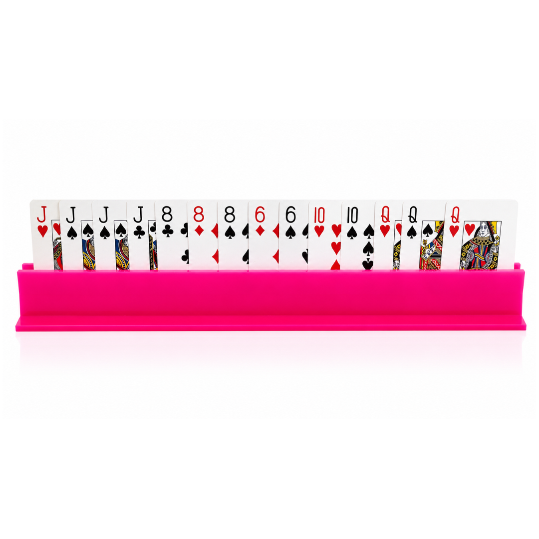 Hot Pink Canasta Rack | Card Holder