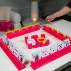 Hot Pink Canasta Rack | Card Holder