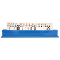 Bright Blue Canasta Rack | Card Holder