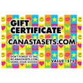 Canasta Sets.com Gift Certificate