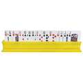 Bright Yellow Canasta Rack | Card Holder