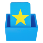 Deck Card Holder- BRIGHT BLUE