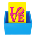 Deck Card Holder- BRIGHT BLUE