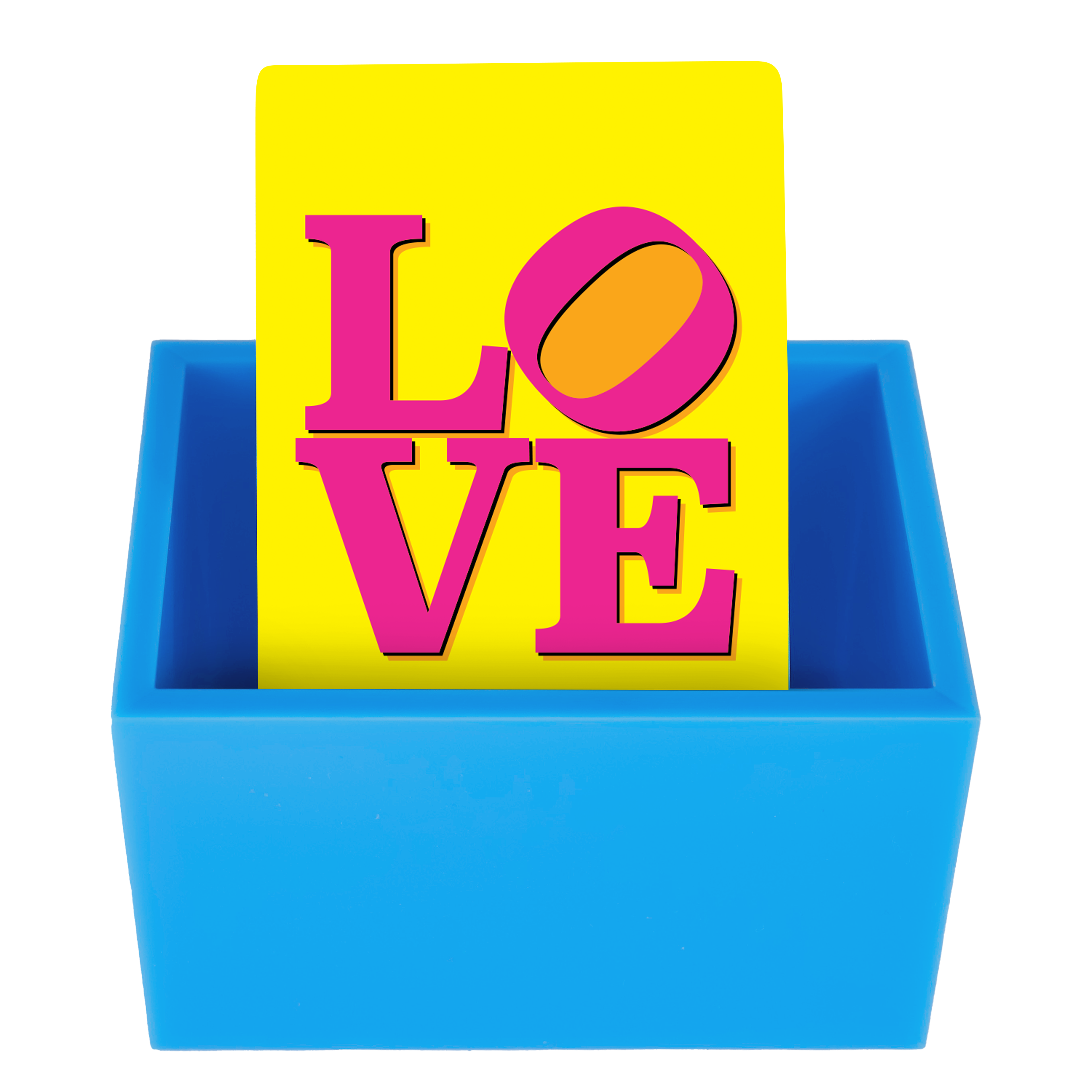 Deck Card Holder- BRIGHT BLUE