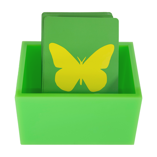 Deck card holder- cards in waiting GREEN