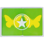 Cards- 2 packs plastic pvc cards Butterfly design