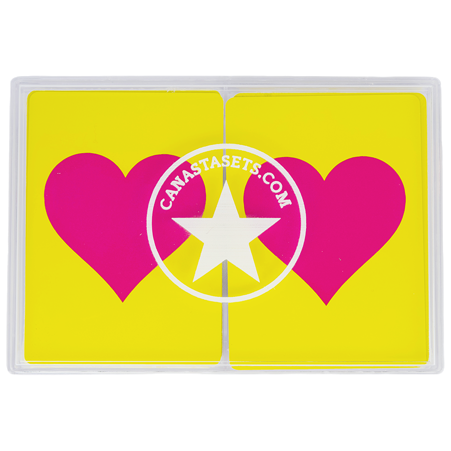 Cards-plastic PVC playing cards HEART