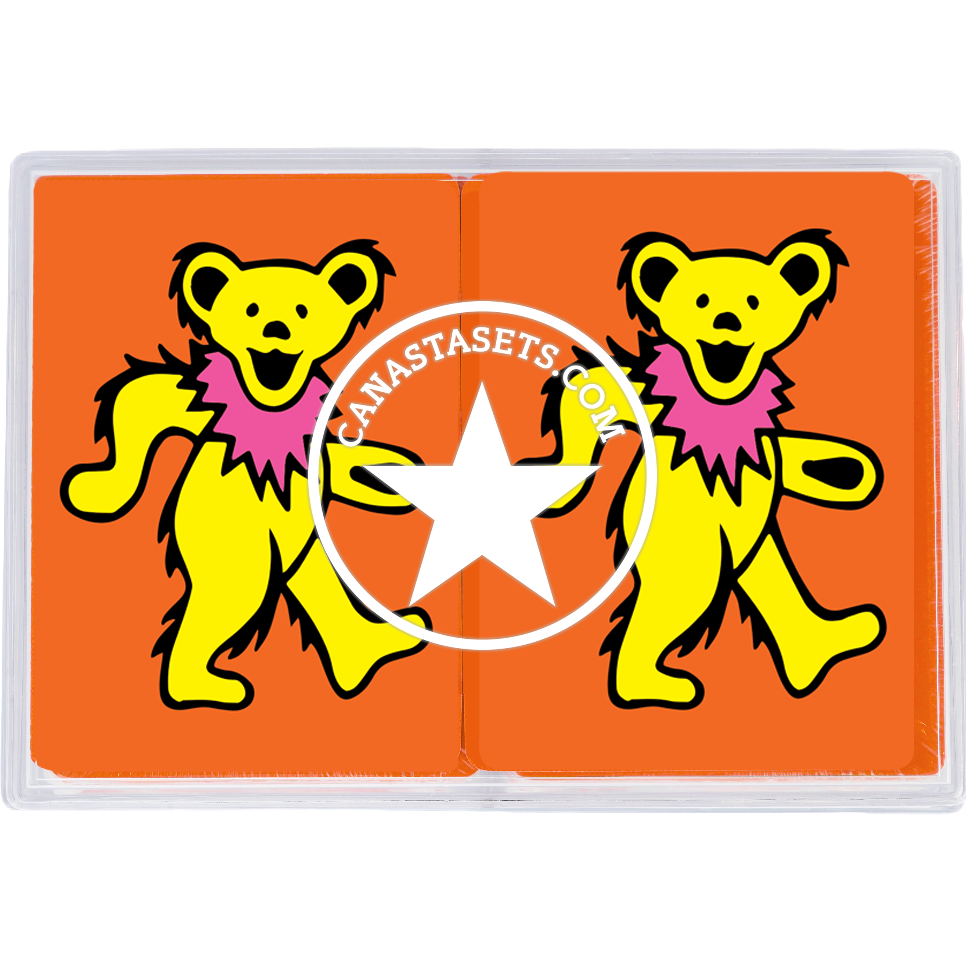Cards-plastic PVC playing cards Dancing Bear