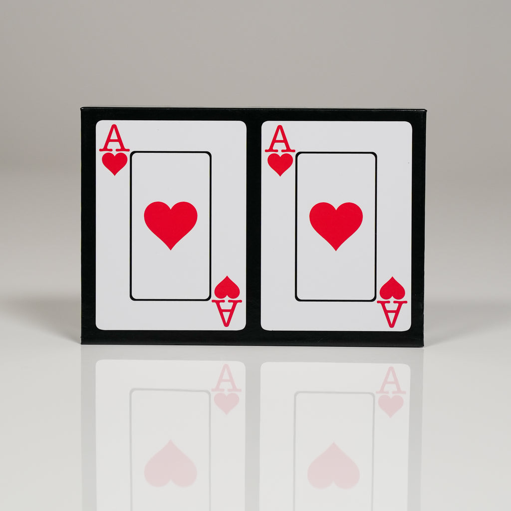 Black & White Peace PVC Plastic Playing Cards