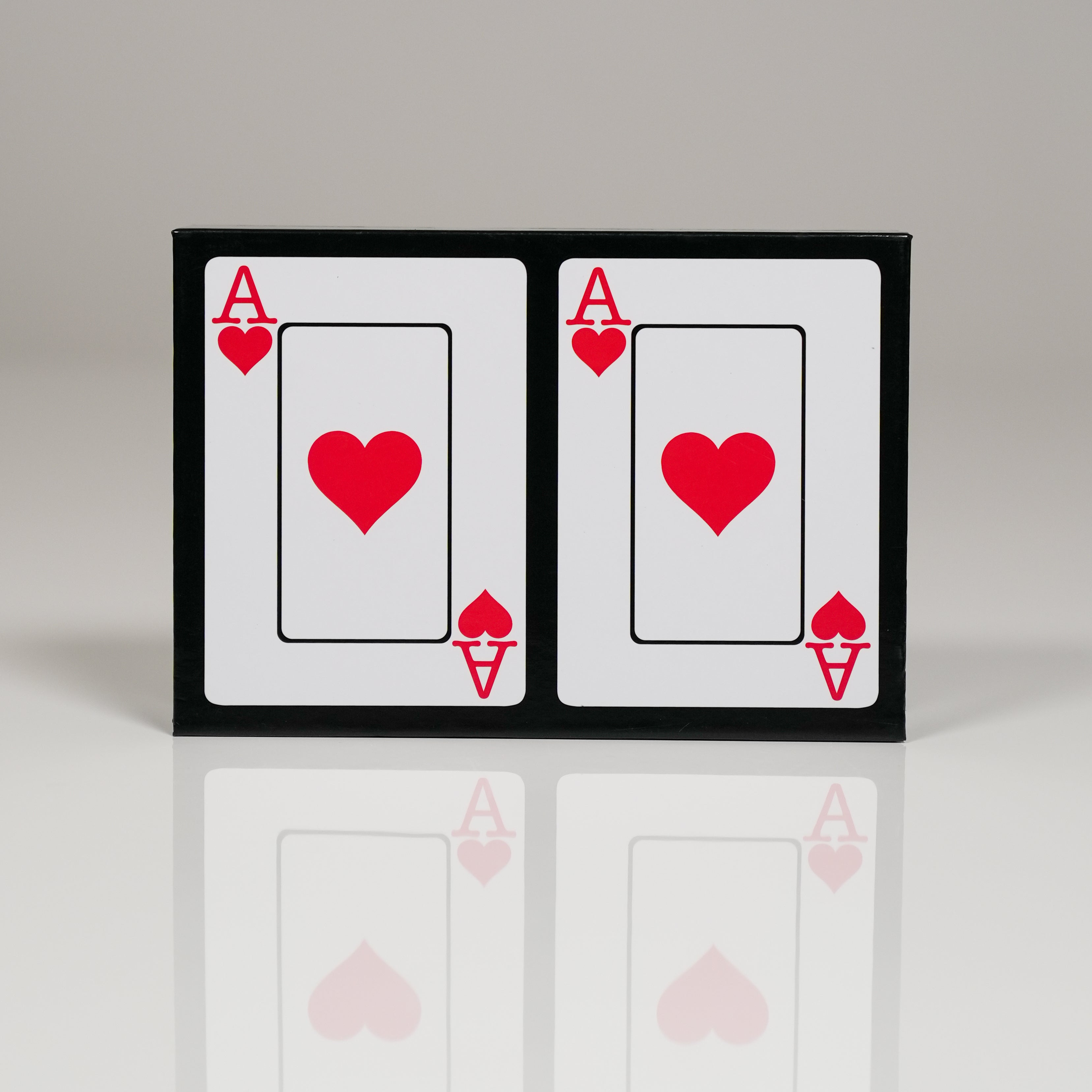 Black & White Peace PVC Plastic Playing Cards