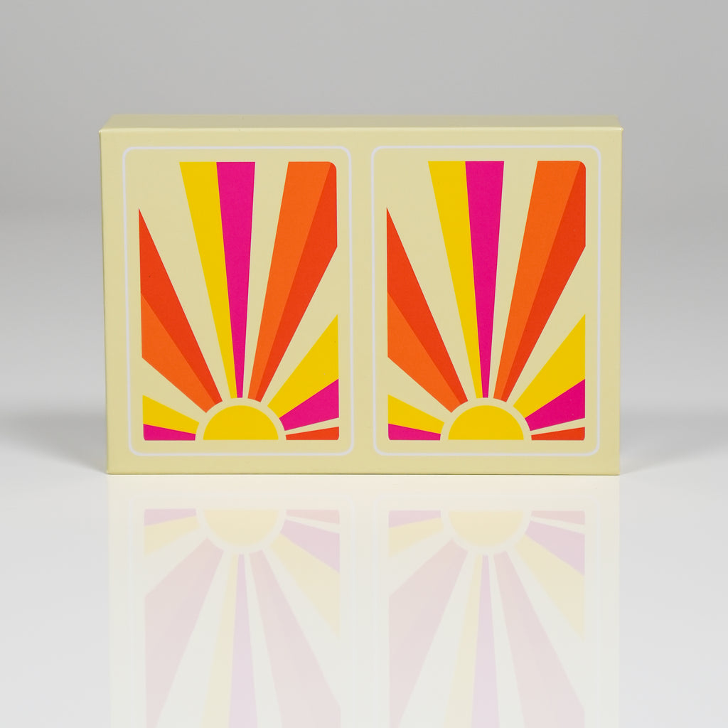 Sunset PVC Plastic Playing Cards