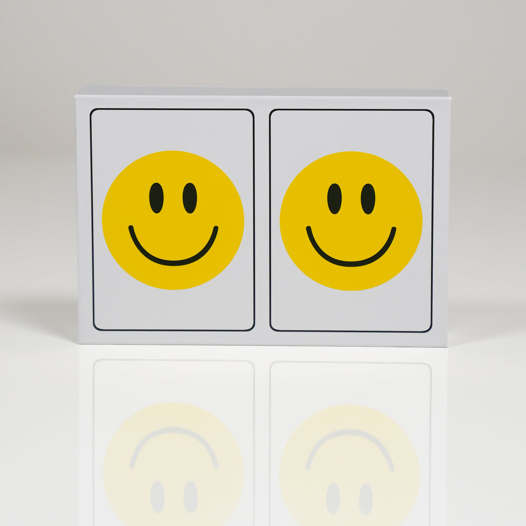 Smile Face PVC Plastic Playing Cards