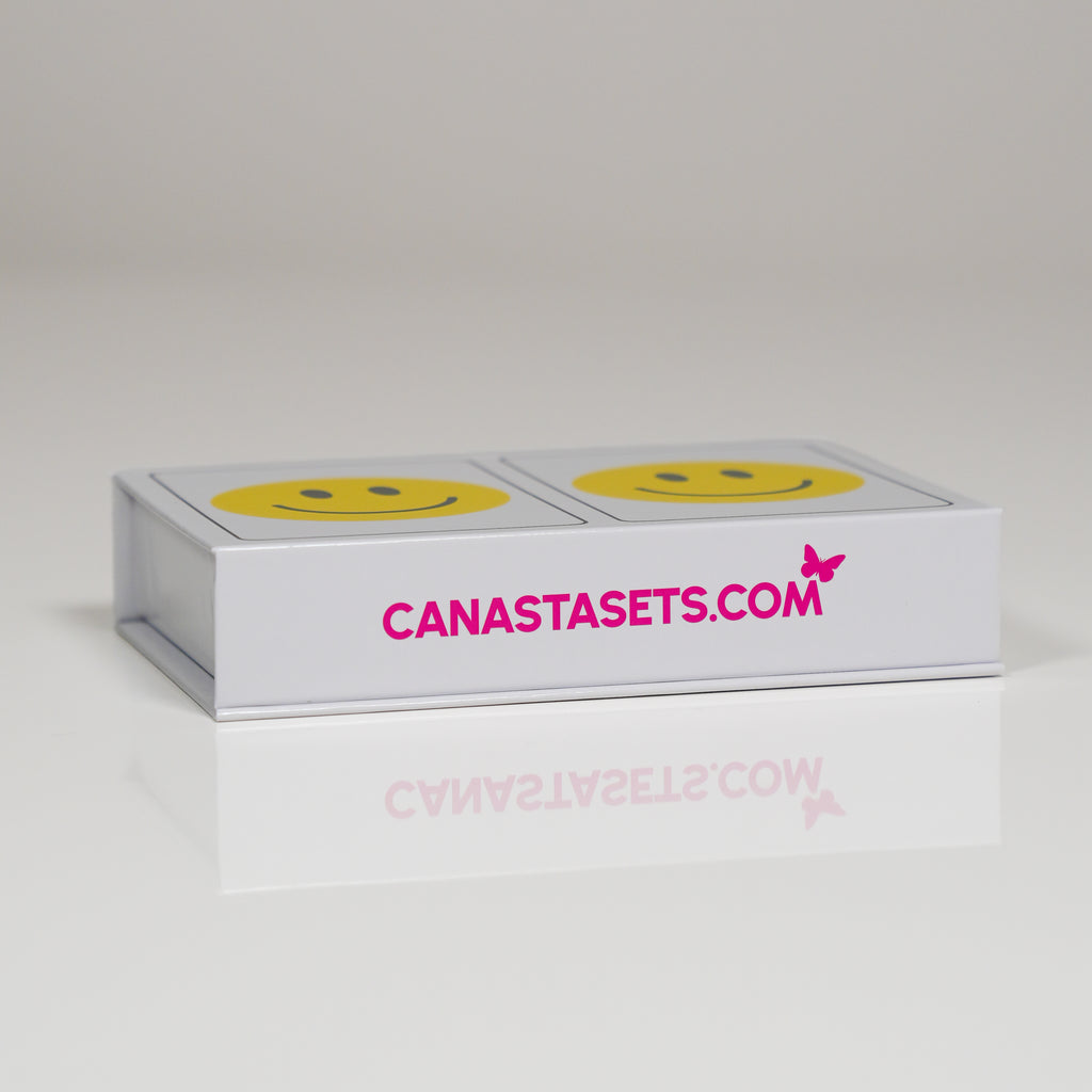 Smile Face PVC Plastic Playing Cards