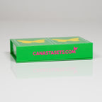Yellow Butterfly on Green PVC Plastic Playing Cards