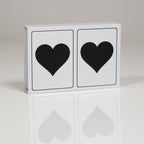 Black Heart PVC Plastic Playing Cards