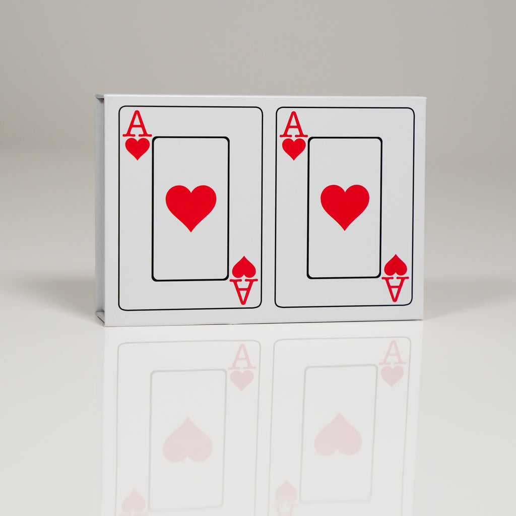 Black Heart PVC Plastic Playing Cards