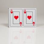 Black Heart PVC Plastic Playing Cards