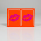 Pink Kiss PVC Plastic Playing Cards