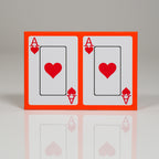 Pink Kiss PVC Plastic Playing Cards