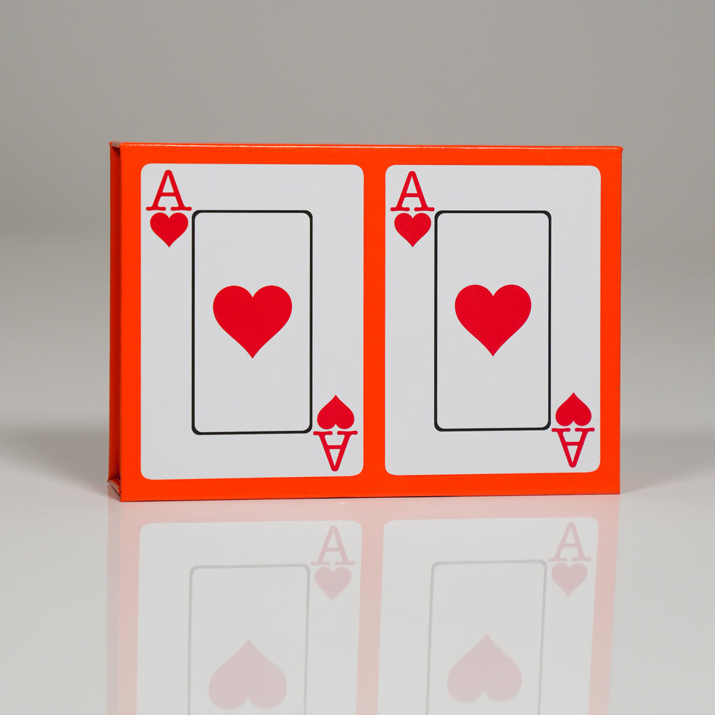 Pink Kiss PVC Plastic Playing Cards