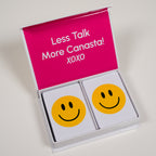 Smile Face PVC Plastic Playing Cards
