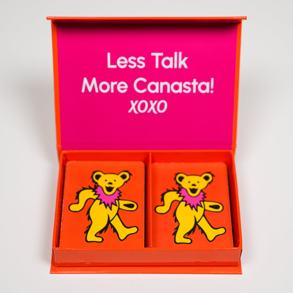 Dancing Bear PVC Plastic Playing Cards