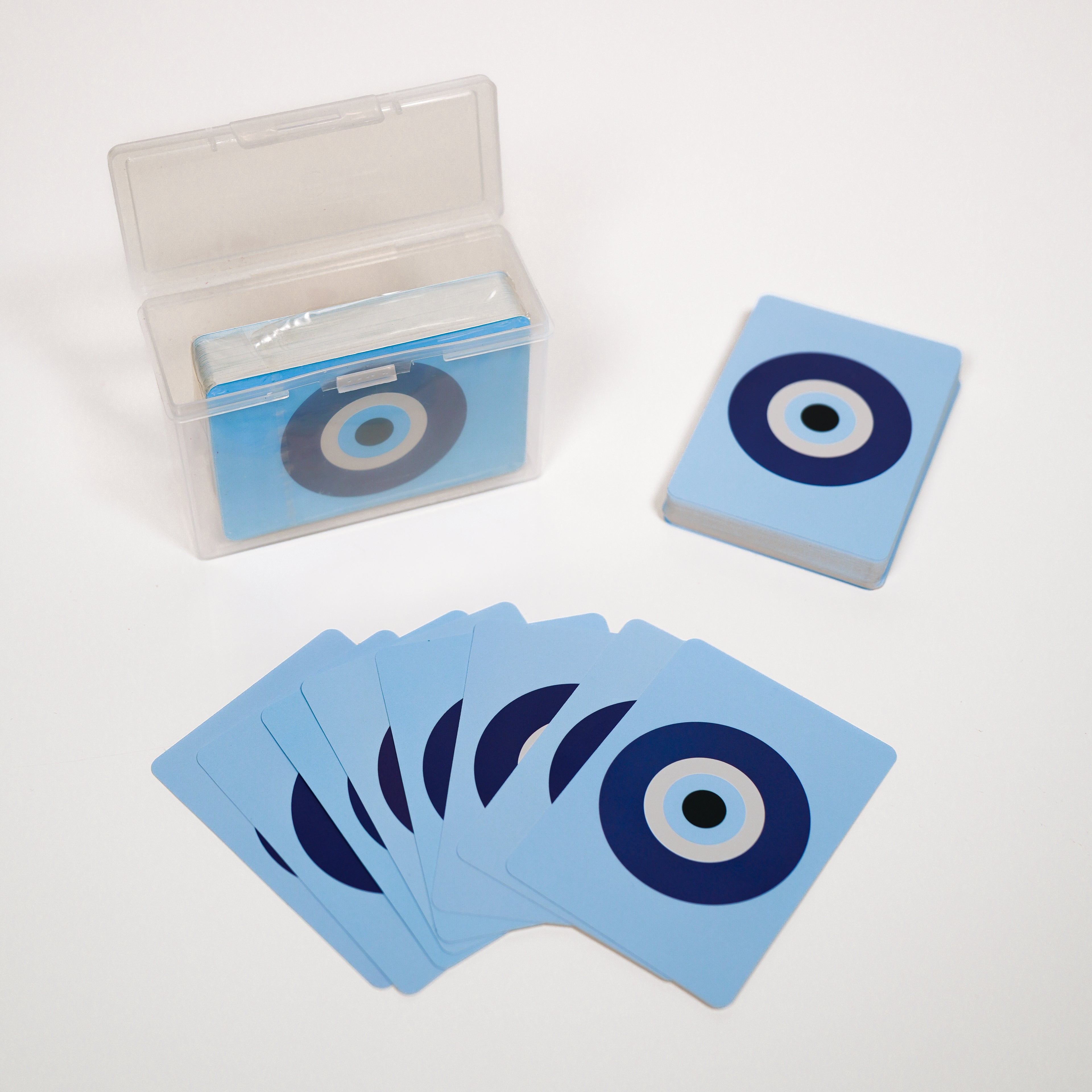 Evil Eye Travel Cards (Includes 2 Decks of PVC Cards with a Carry Case)