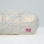 Rack It Up Metallic White Bag