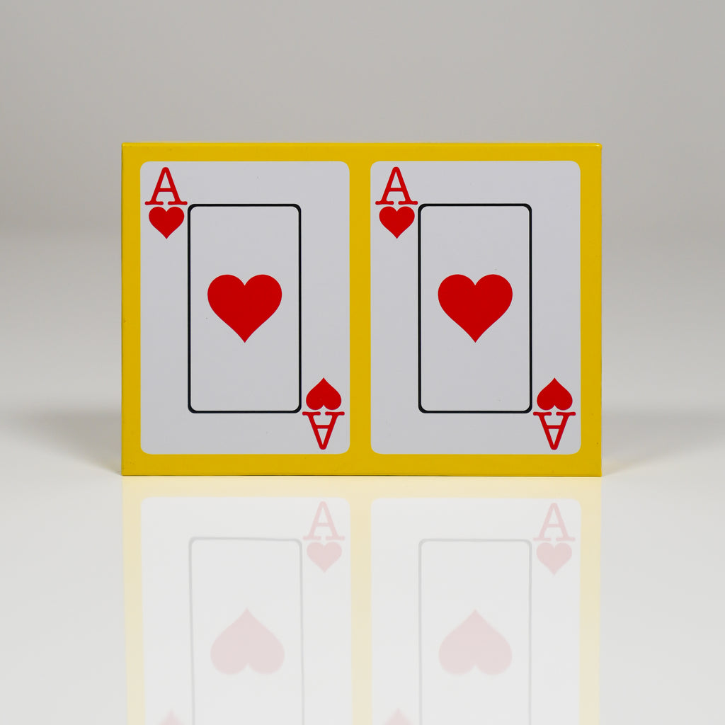 Love Block Letters PVC Plastic Playing Cards