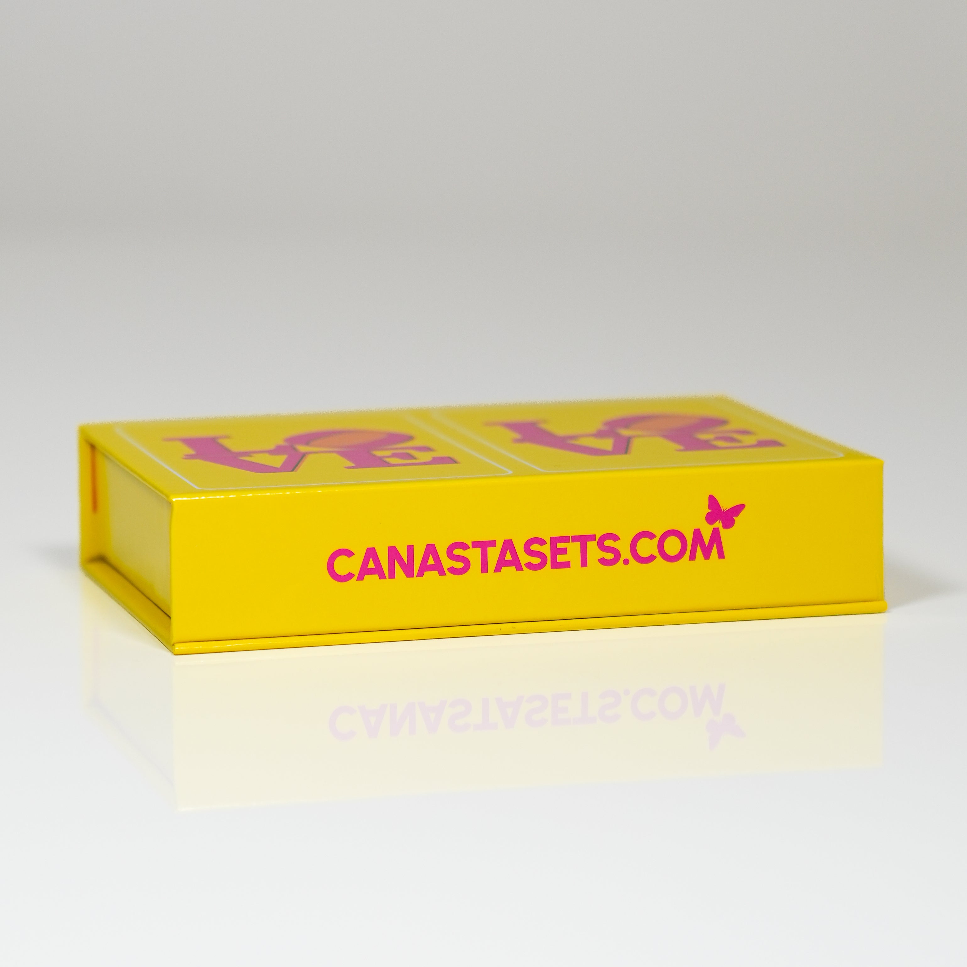 Love Block Letters PVC Plastic Playing Cards
