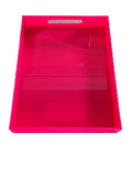 Acrylic Tray-Hot Pink 16x12