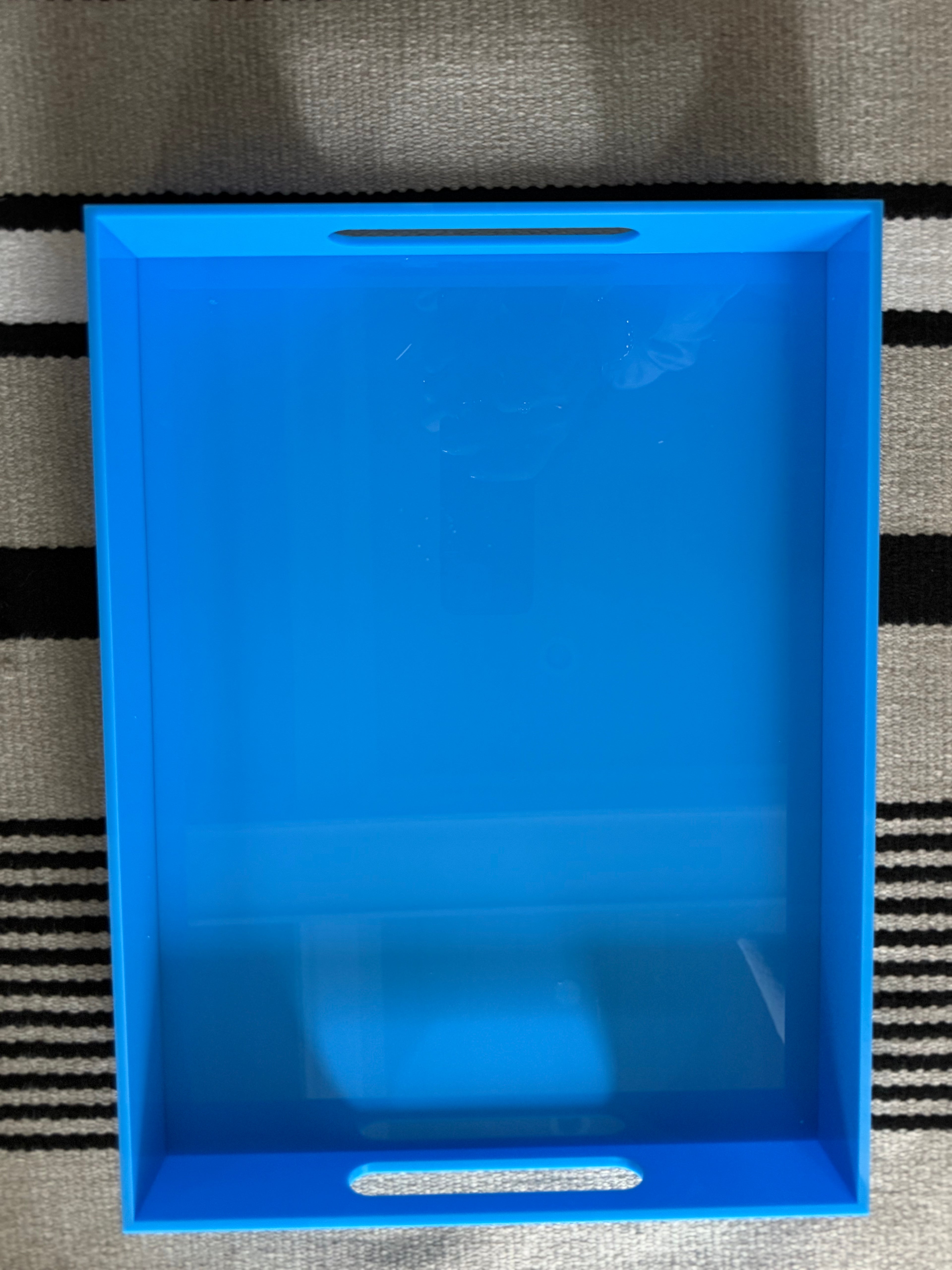 Acrylic Tray- BRIGHT BLUE 16x12