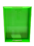Acrylic Tray-Bright Green 16x12