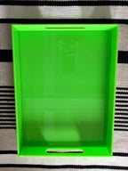 Acrylic Tray-Bright Green 16x12