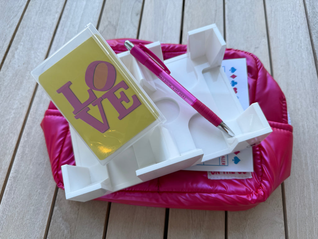 TRAVEL CANASTA Set on the GO in PINK