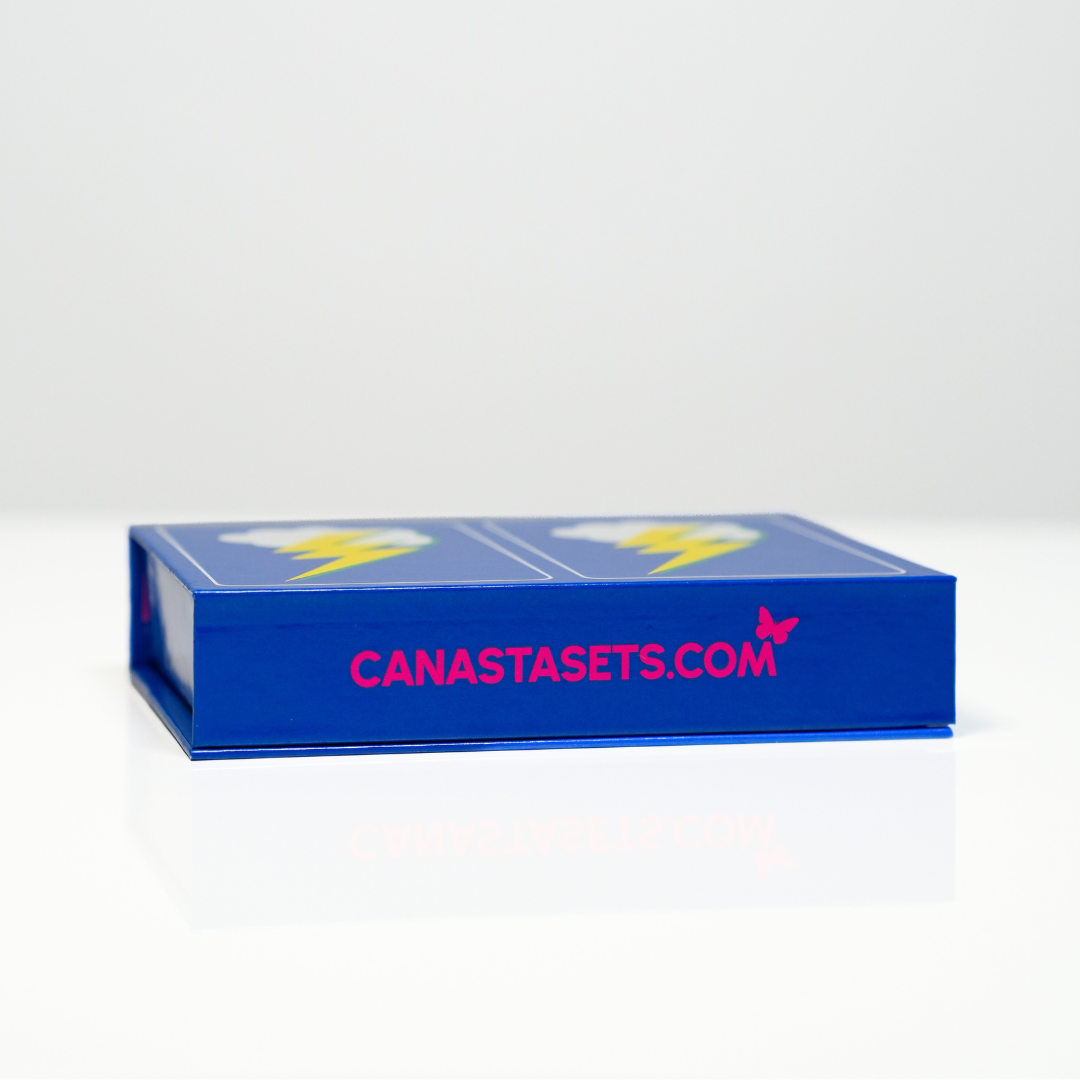 Lighting Bolt PVC Plastic Playing Cards