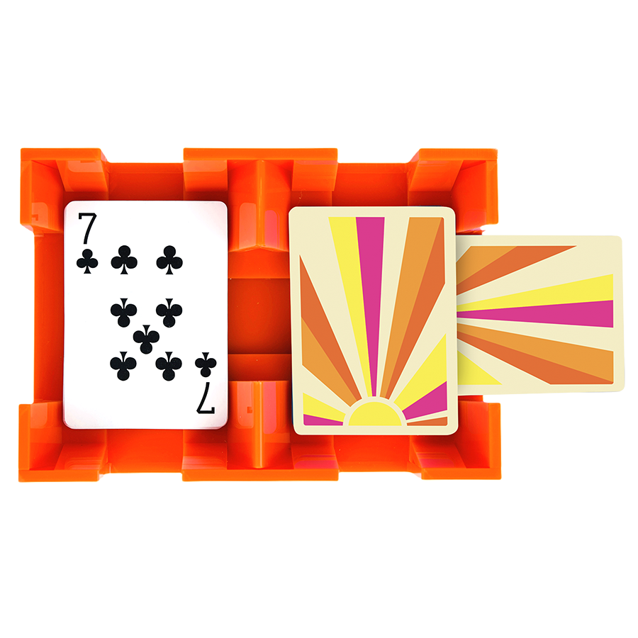 Canasta Spinner Tray BRIGHT ORANGE