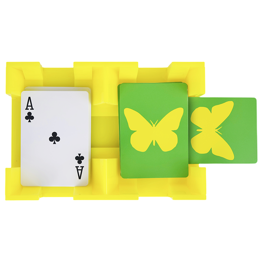Canasta Spinner Tray Bright YELLOW