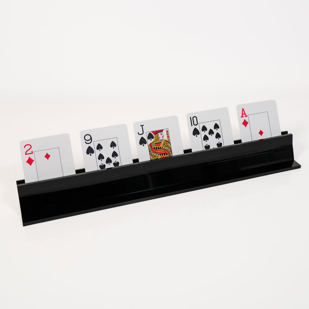 Black Canasta Rack | Card Holder