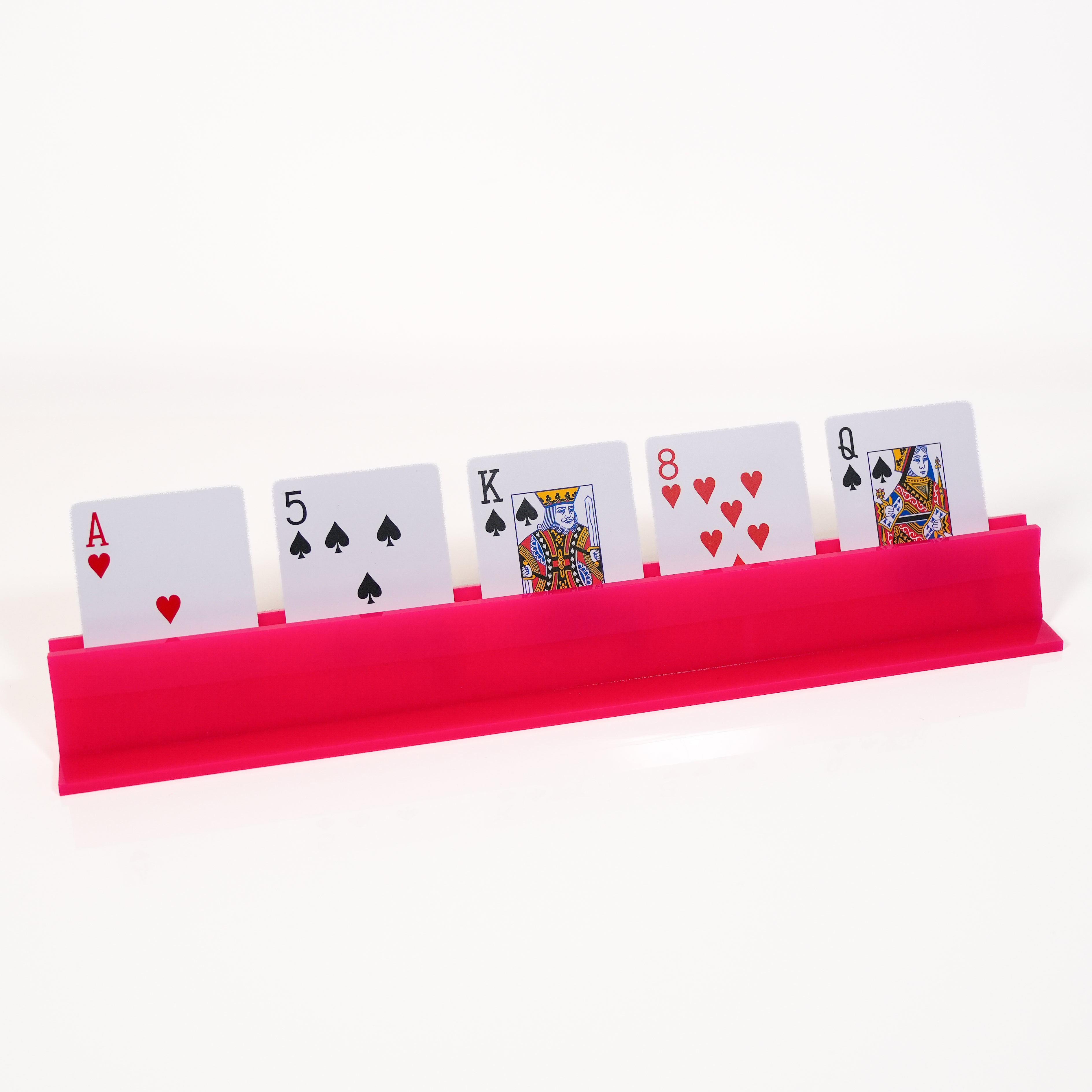 Hot Pink Canasta Rack | Card Holder