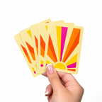 Sunset PVC Plastic Playing Cards