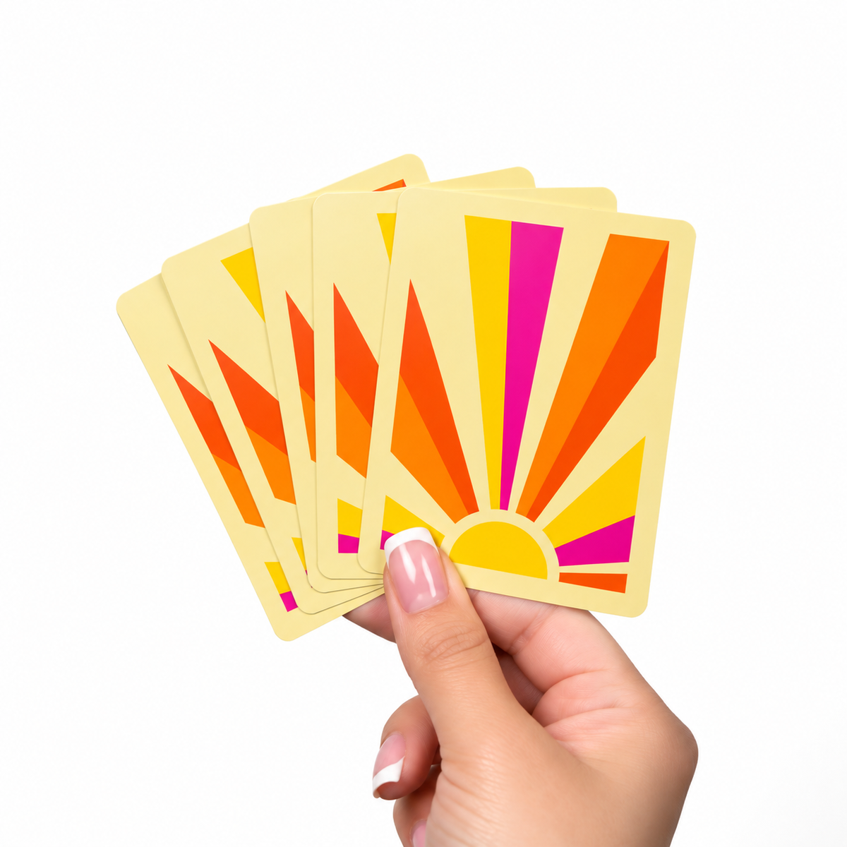 Sunset PVC Plastic Playing Cards