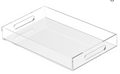Clear Acrylic tray